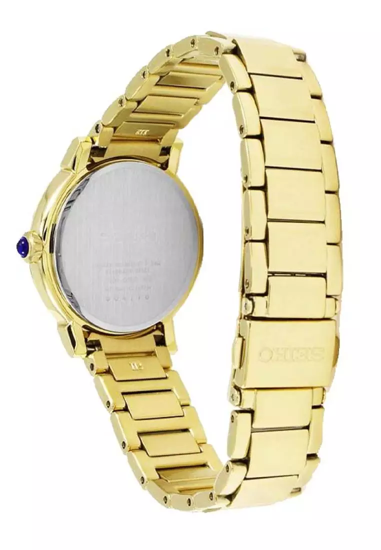 Jam Tangan Wanita Seiko Original Garansi Resmi SRZ482P1 Strap Stainless Steel Gold