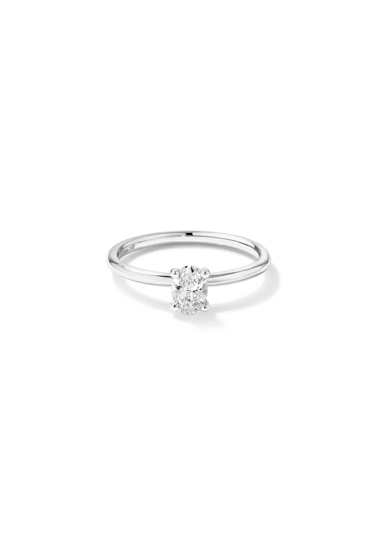 Gold single clearance diamond engagement ring