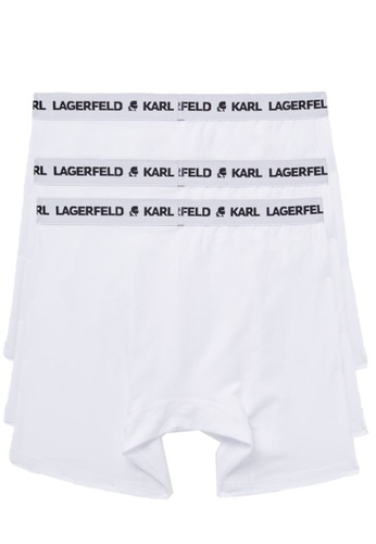 KARL LAGERFELD white LOGO BOXERS SET (PACK OF 3) D3A2EUS152DD62GS_1