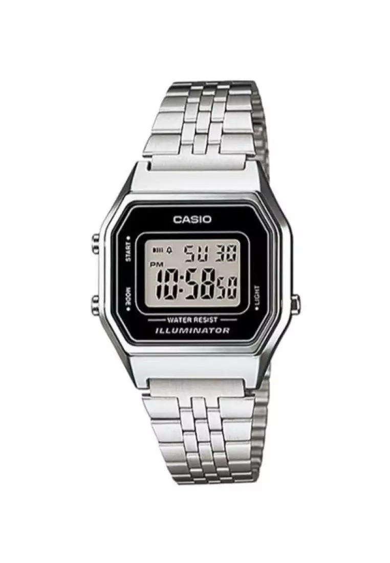 Casio Watches Casio Vintage Women's Digital LA680WA-1 Stainless