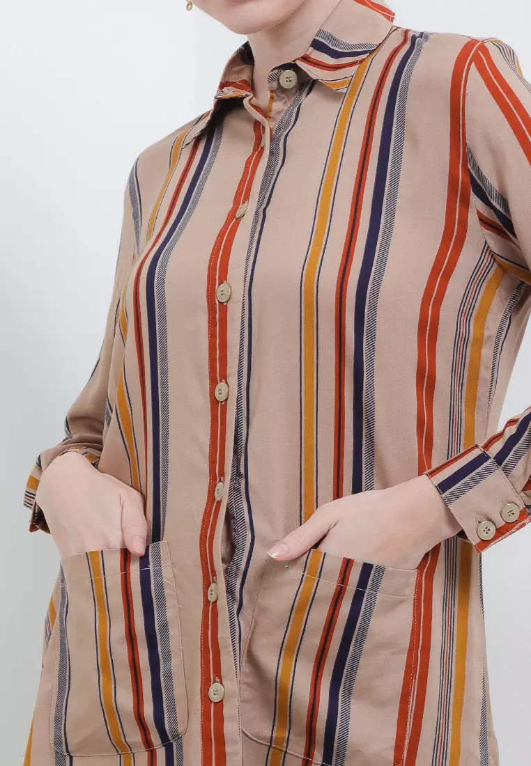 Tunik Motif Garis