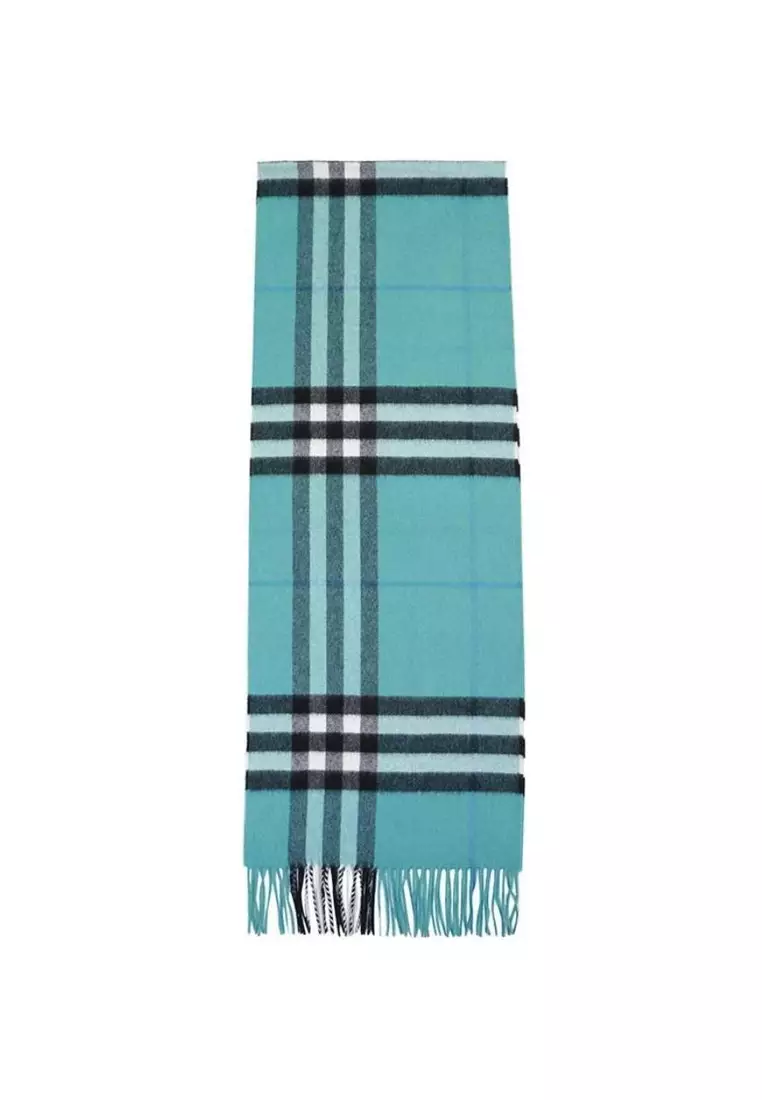 Burberry store teal scarf