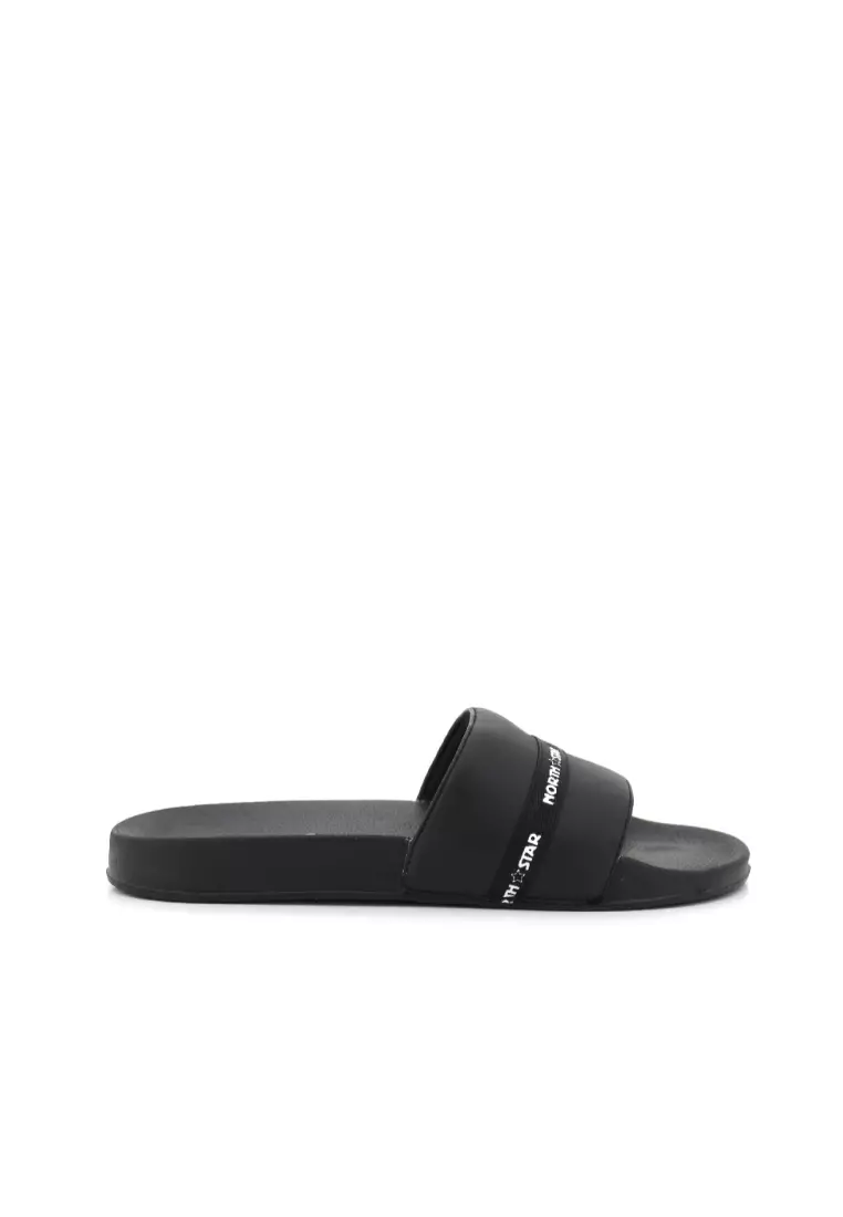 Buy Bata North Star AIDAN Men Slide Black 8106001 Online | ZALORA Malaysia