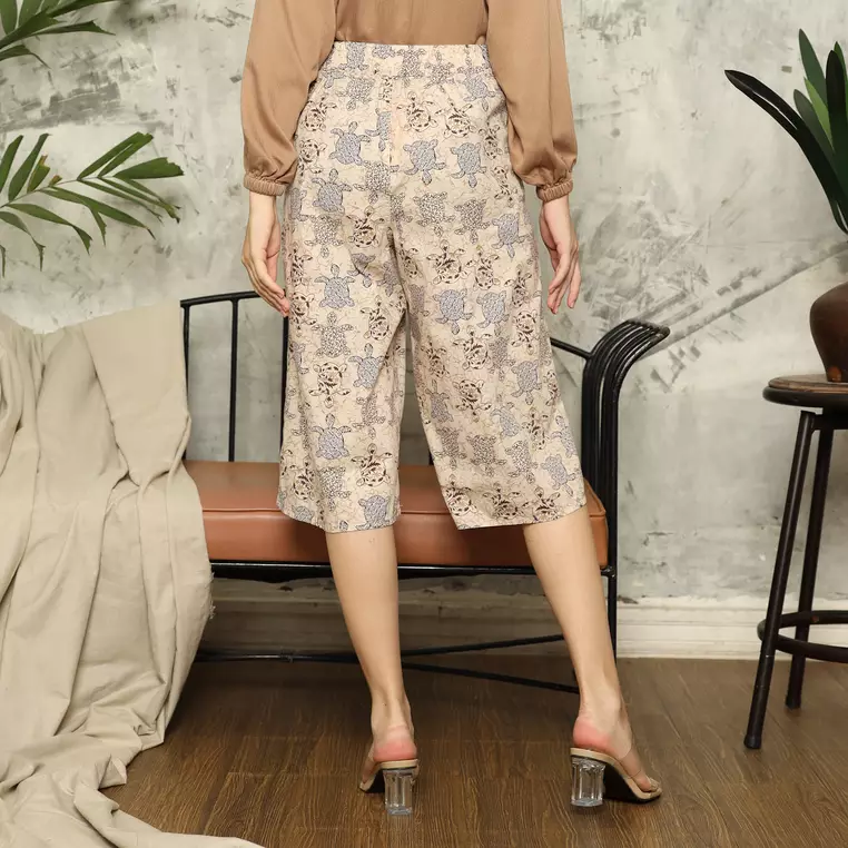 Aaida Batik Culotte Khaki