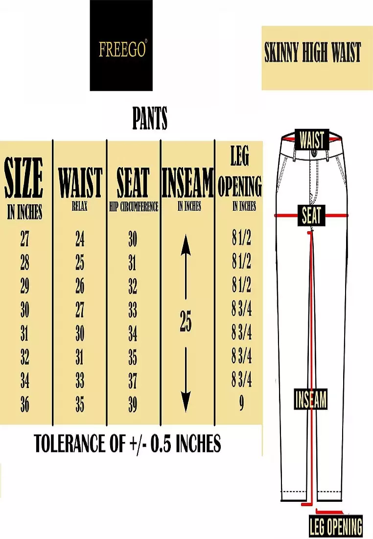 Cropped Skinny High Waist