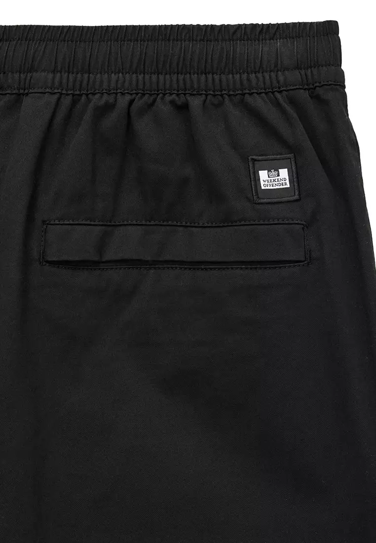 MENS BLACK BAHRIL EASY COTTON PANT