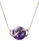 Majade Jewelry purple and gold Amethyst Saturn Necklace In 14k Yellow Gold AAD69ACCAC8361GS_1