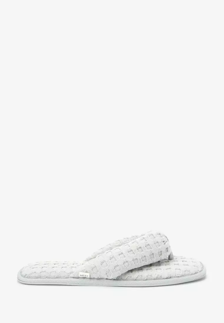 Next slippers online grey