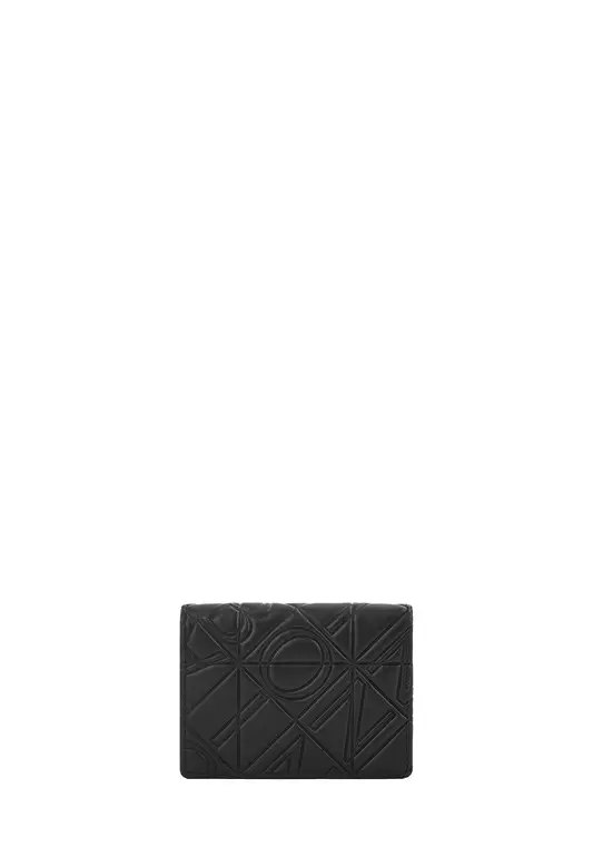 Black Stallone Argilla Bifold Short Wallet