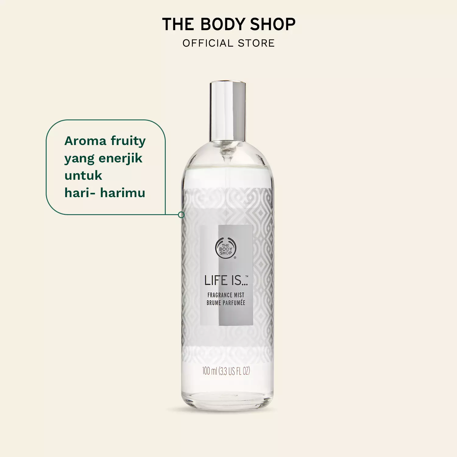The Body Shop Life Is Body Mist Fragrance 100ml