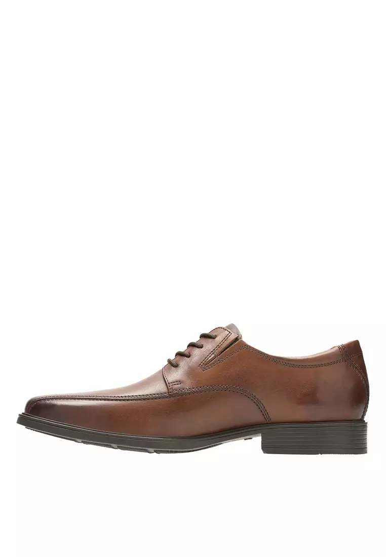 Tilden Walk Dark Tan Leather Mens Dress Shoes