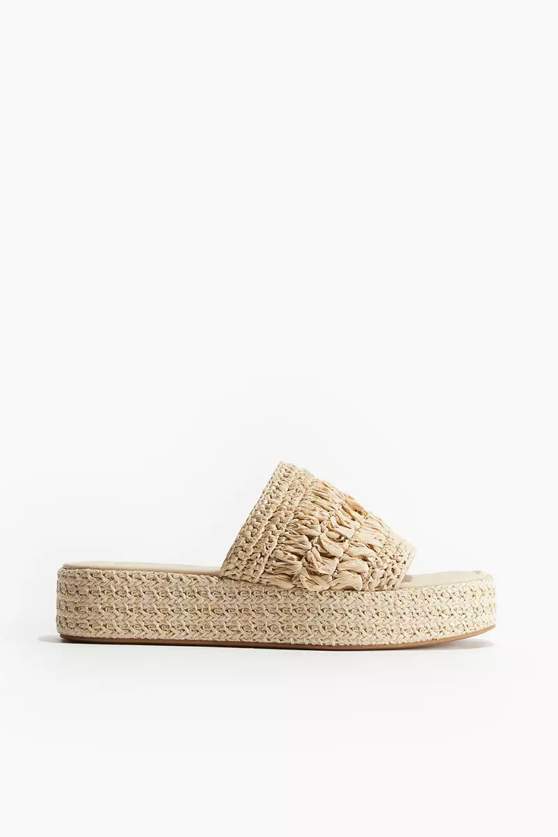 Platform espadrille sandals