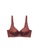 ZITIQUE red Women's Autumn-winter Glossy Non-wired Push Up Lingerie Set (Bra and Underwear) - Red EF665USF8EB5ADGS_2