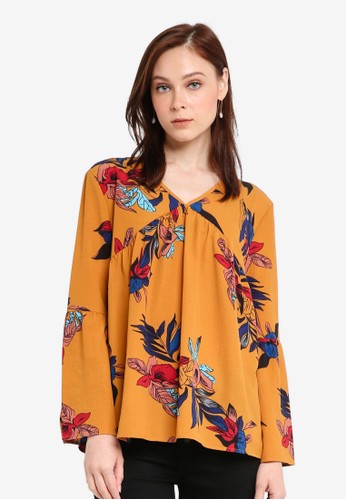 Jual Zalia V Neck Loose Top Original ZALORA Indonesia
