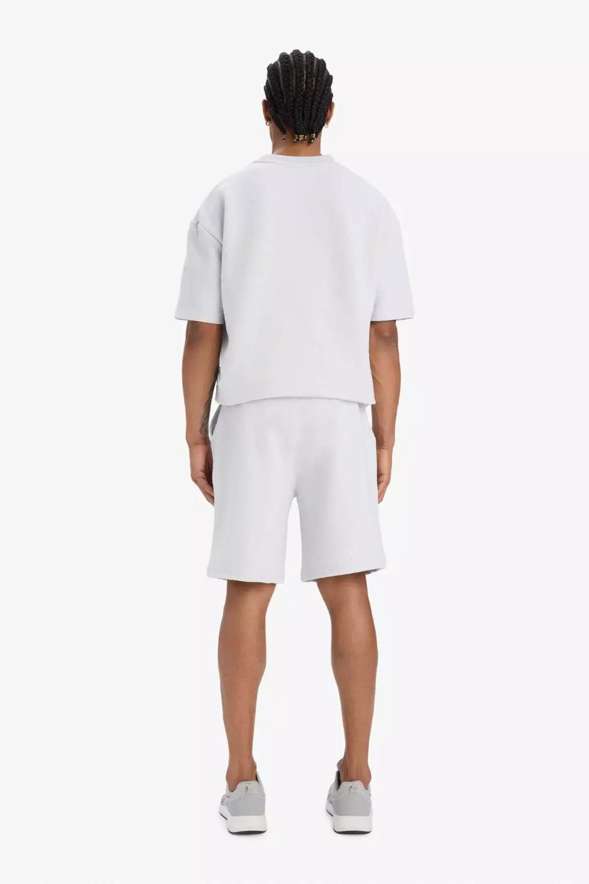 Defactofit Quick Dry Stretch Fabric Standard Fit Sportsman Short Leg Shorts E2438Ax25Sm