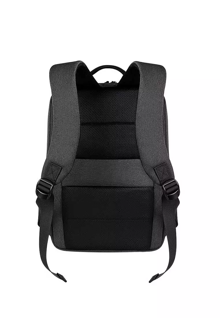 Buy Lara Men's Plain Zipper Laptop Backpack Dark Grey 2023 Online ZALORA Singapore
