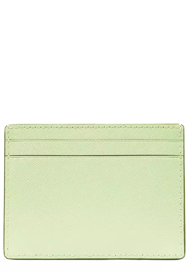 Madison Small Slim Card Holder in Matcha Latte KI368