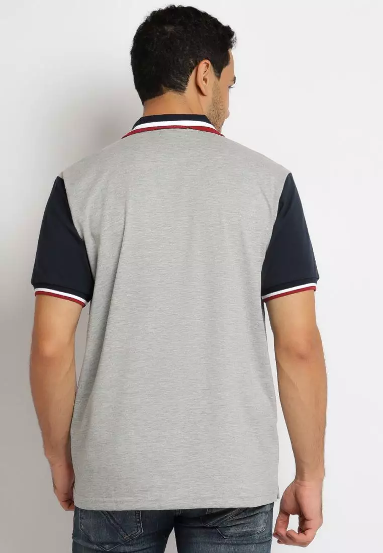 MATSUDA Kaos Polo Shirt Pria Kerah Itabashi