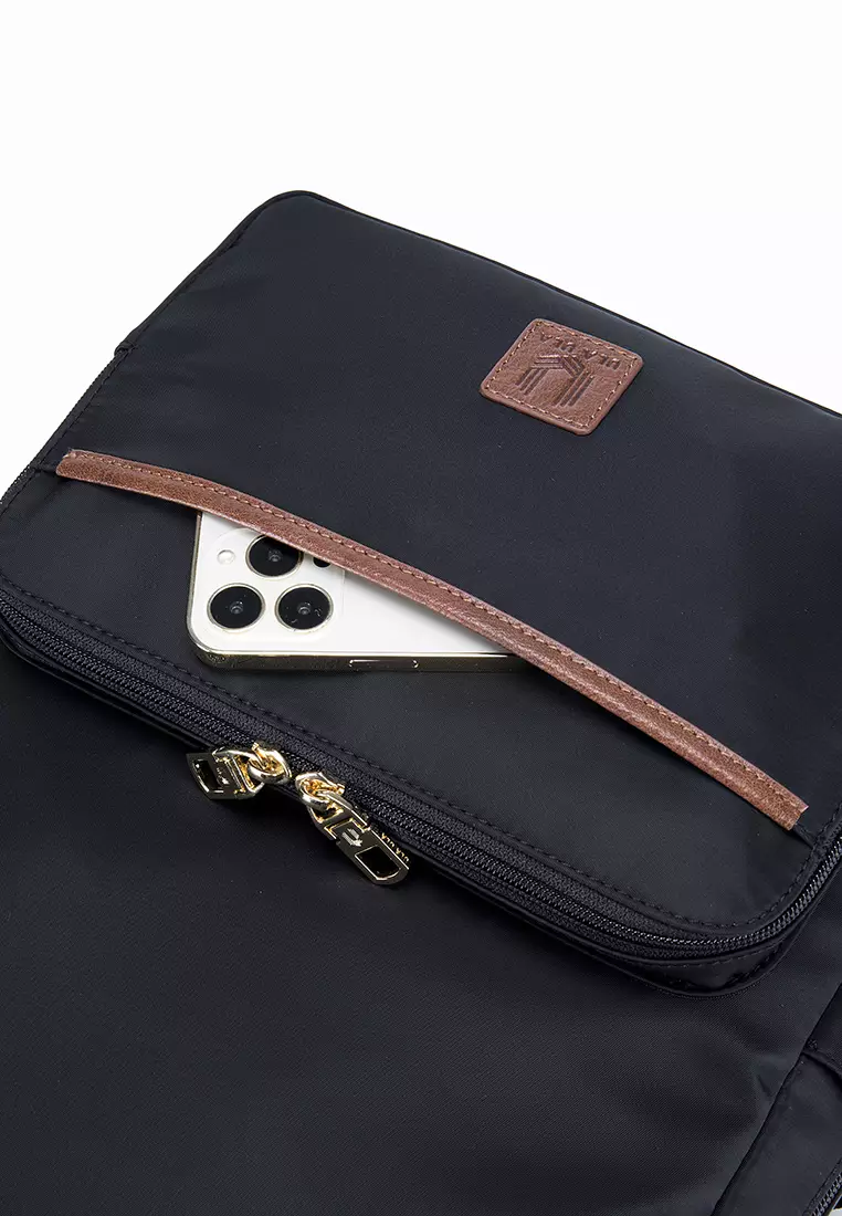 Buy ULA ULA ULA ULA Fine Nylon Leather Trim 14” Laptop Backpack (RFID