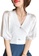 Sunnydaysweety white Elegant Temperament V-Neck Ice Silk Knitted Top A21051309W 8CCF8AAB167105GS_1