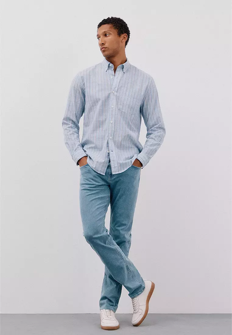 Flame Striped Shirt