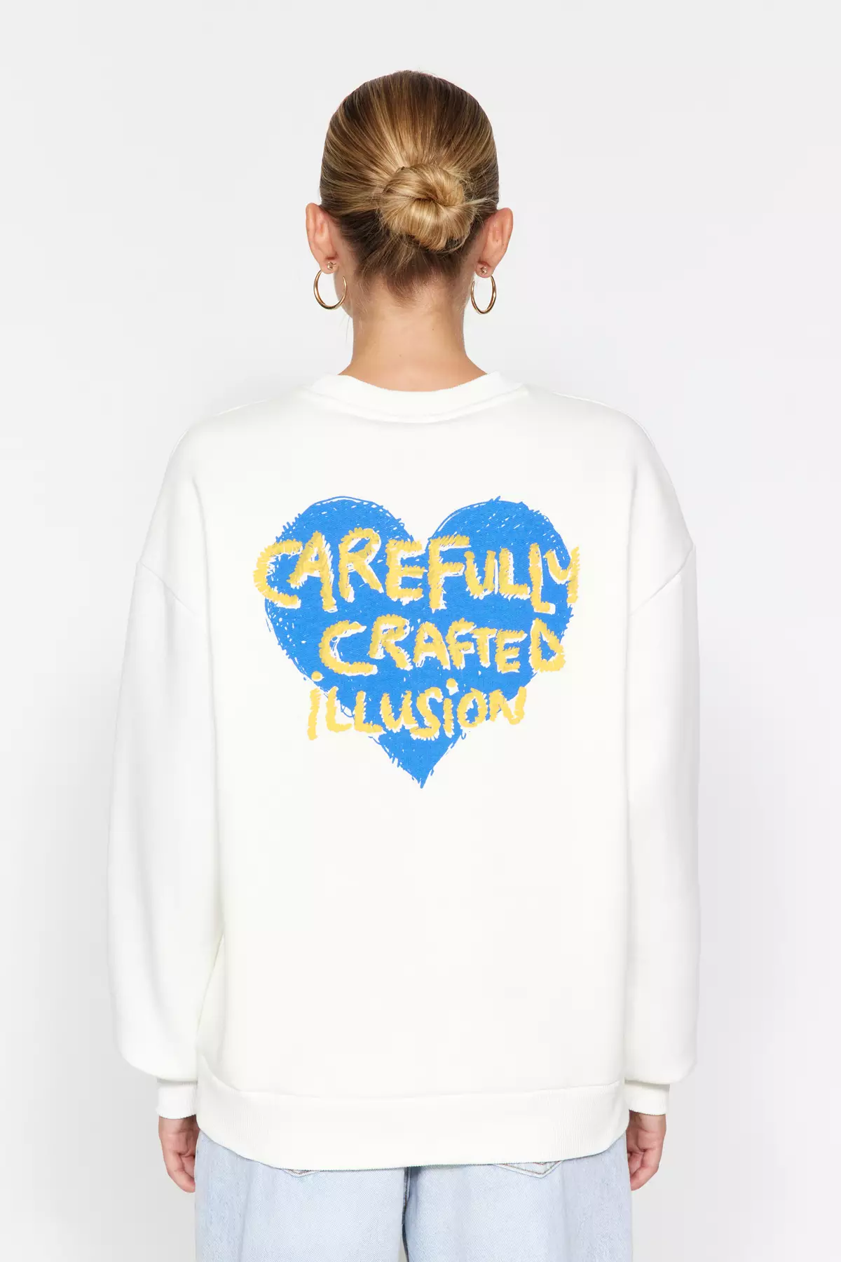 Printed Oversize Sweatshirt