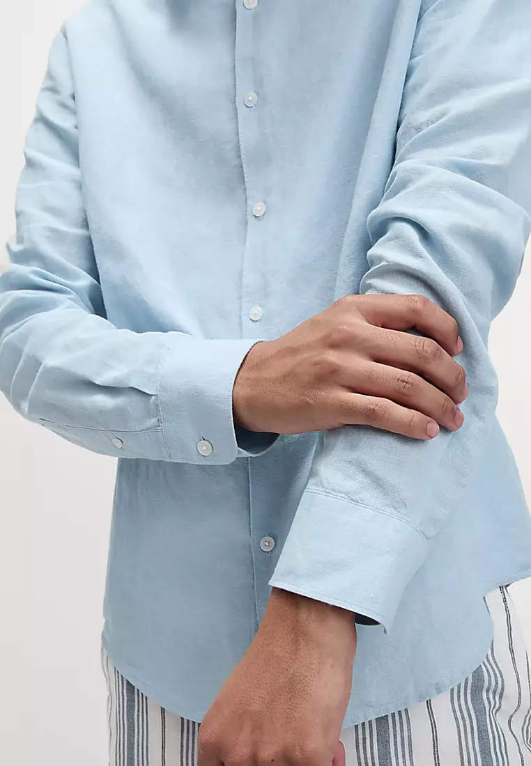 Cotton Linen Blend Shirt