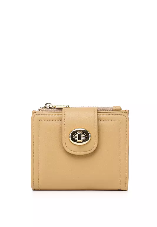 Lizzy Turn-Lock Top Zip Mini Wallet