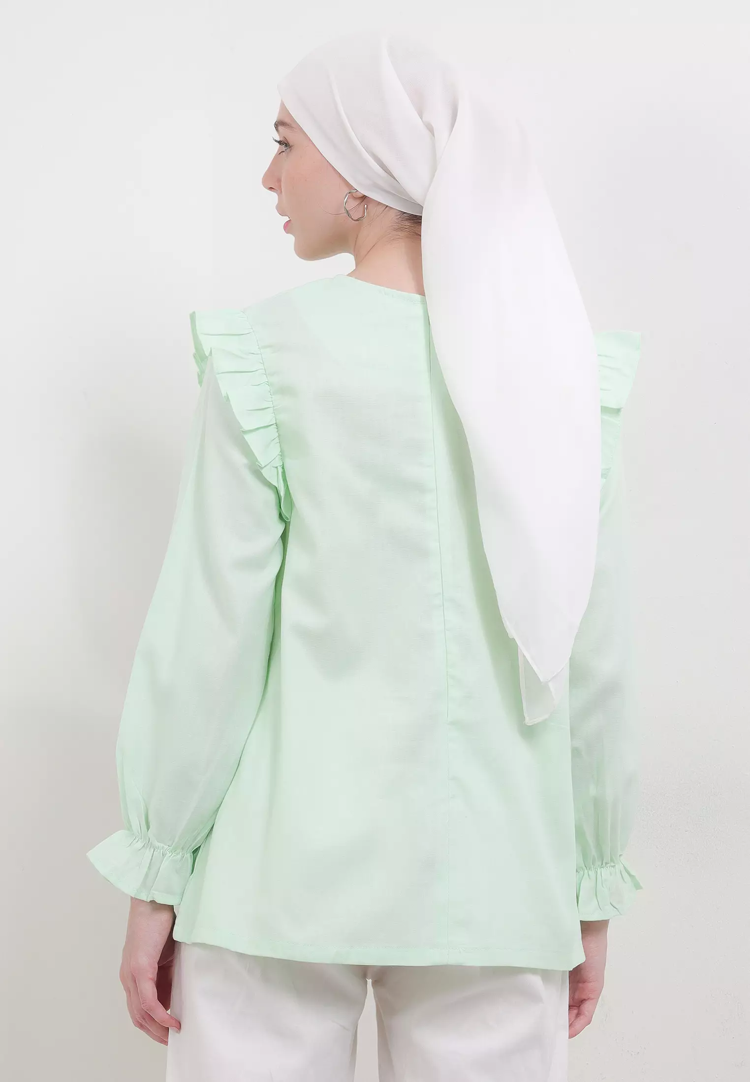 MFMW Lushima Atasan Blouse Hijau