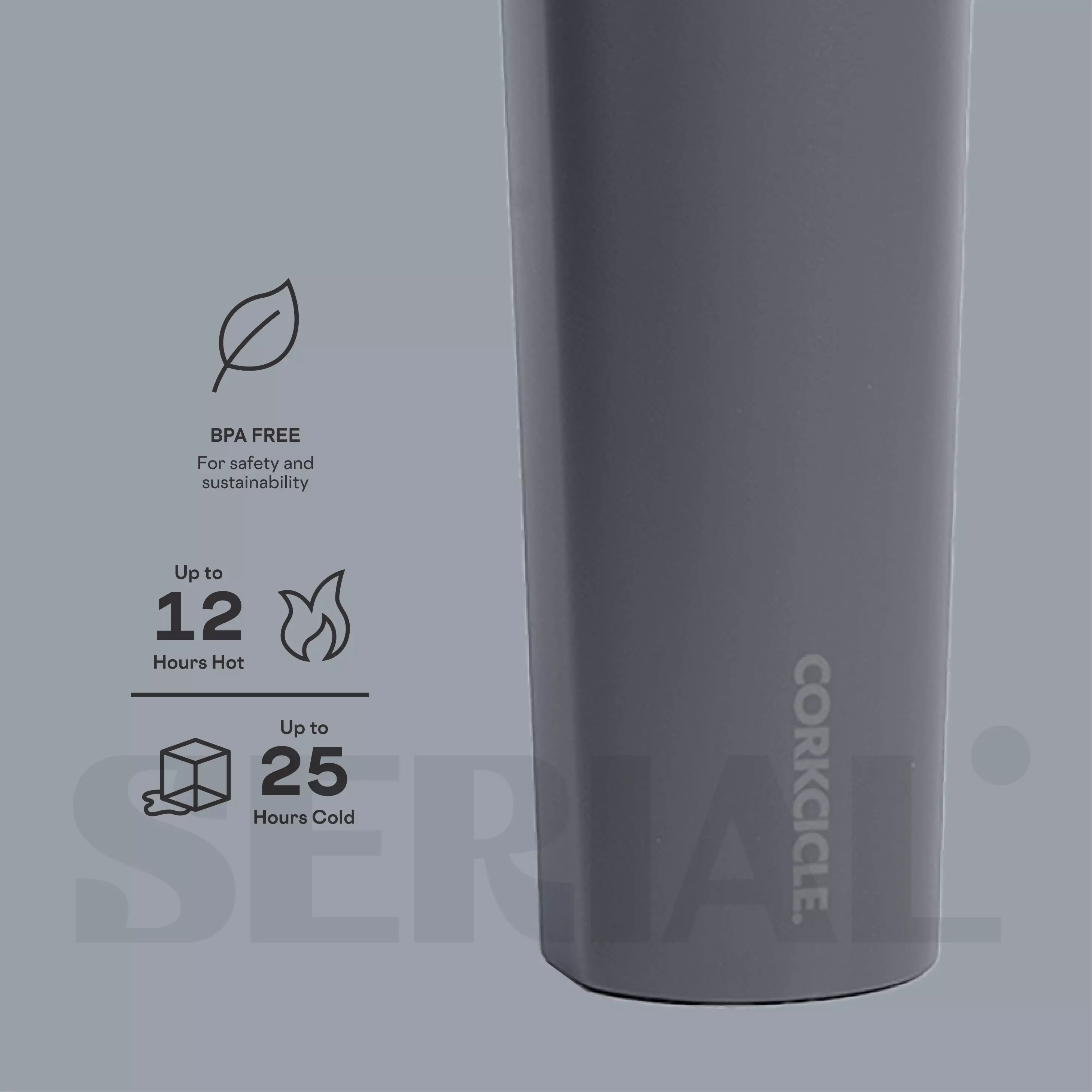CORKCICLE Canteen 16oz - Flint