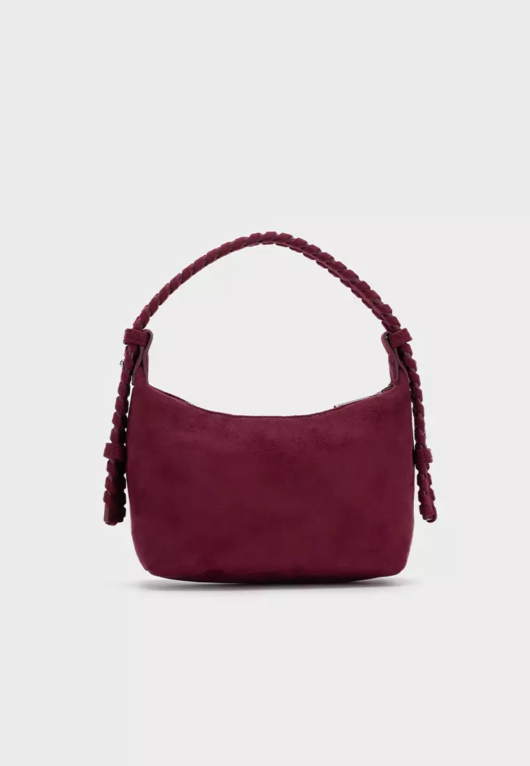 ADJUSTABLE STRAP TOTE BAG WITH WOVEN HANDLE