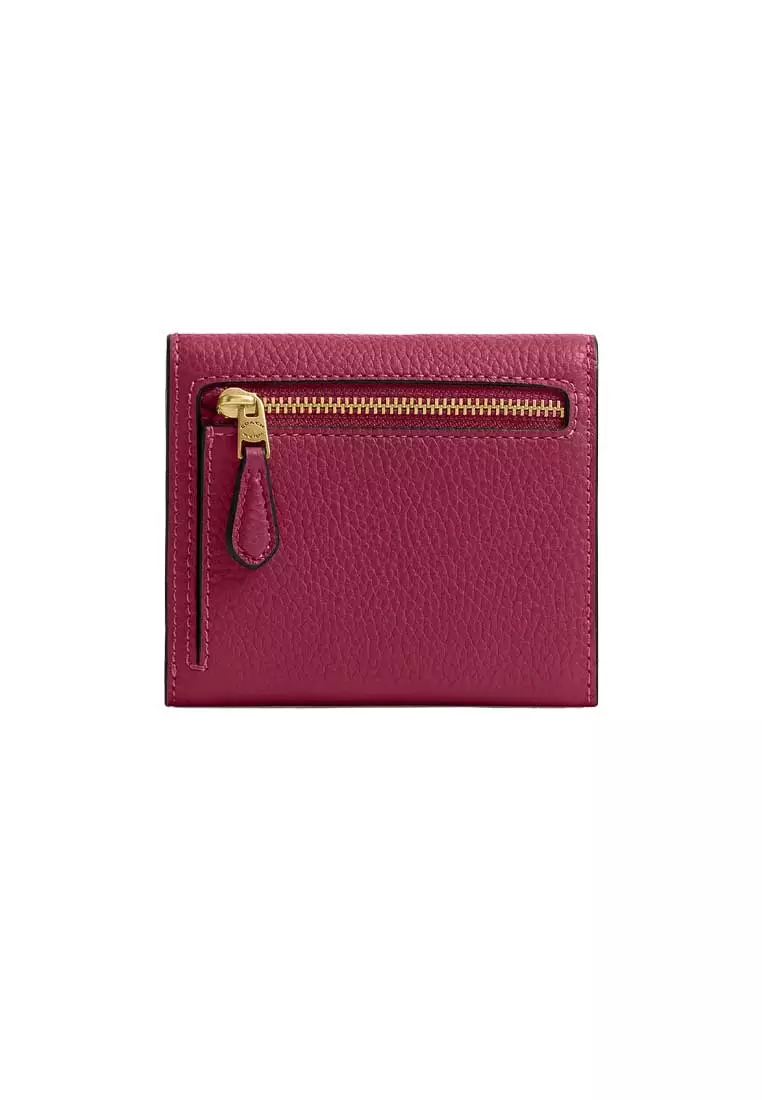 Mila Small Flap Wallet Dark Fuchsia CAO13
