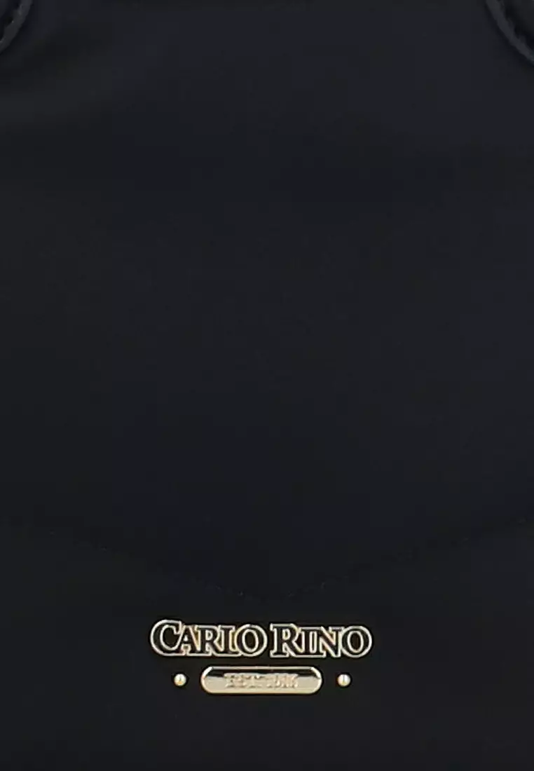 Cuddly Nylon Handbag S - Black