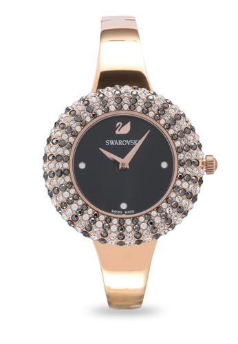 Buy Swarovski Crystal Rose Metal Bracelet Watch 2021 Online Zalora Singapore