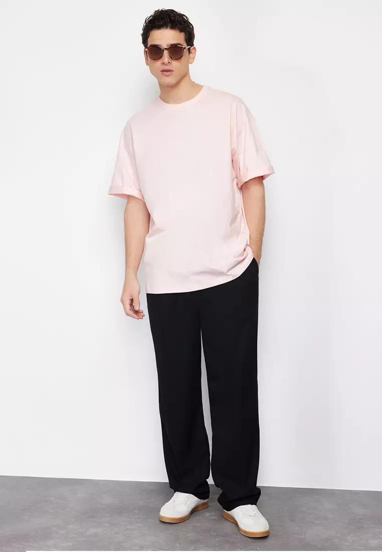 Powder Oversize/Wide Cut Basic 100% Cotton T-shirt TMNSS22TS0318