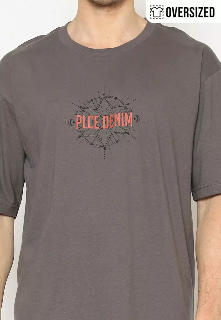 POLICE T-Shirt Cotton Oversized Pria 2079260061