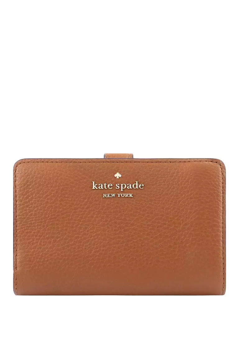 Leila Medium Compartment Bifold Wallet - Brown