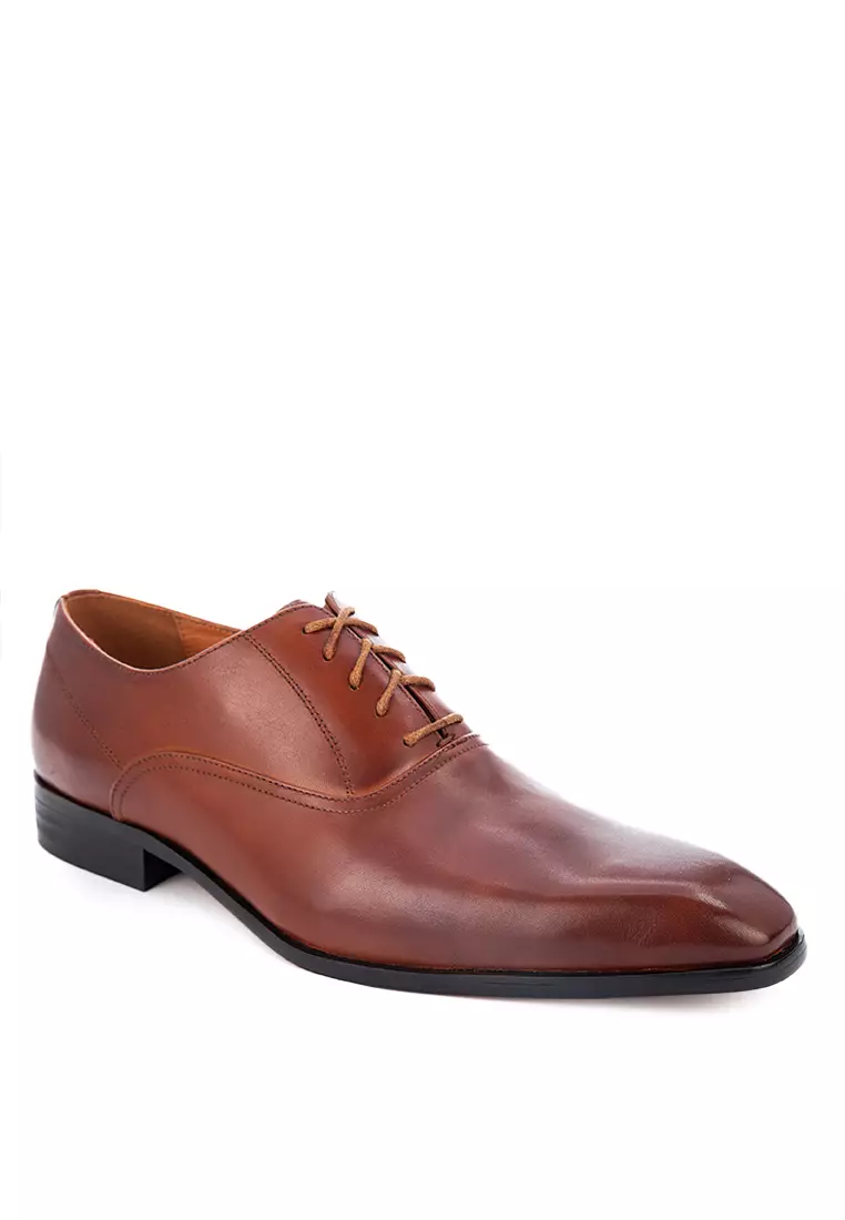 Discount on Bristol Shoes  shoes - SKU: Gilroy Brown Captoe Oxford Shoes
