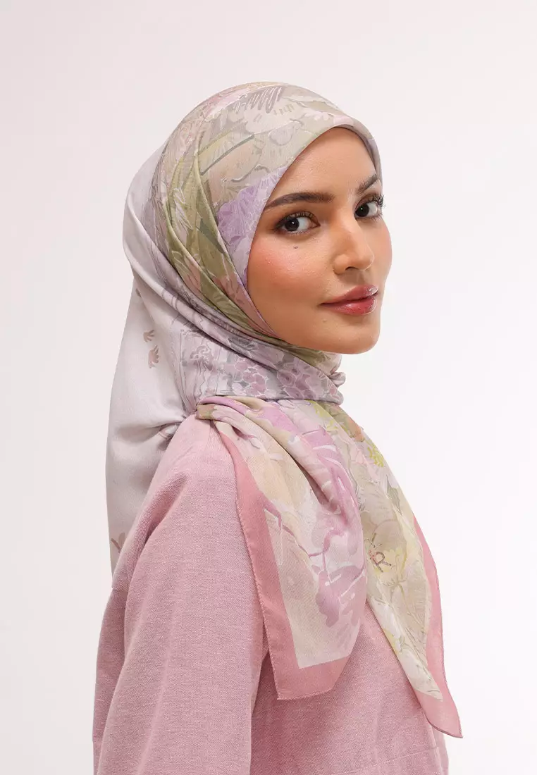 Ria Miranda Rose Tan Asha Scarf