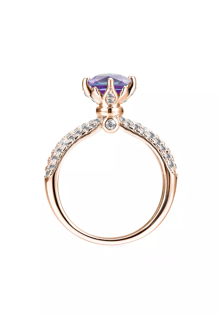 [ Alexandrite Collection ] Tania Crown Alexandrite Ring RG - Cincin Alexandrite s925 by Her Jewellery