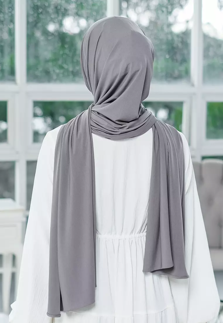 HIJAB INSTAN ZENYA - DARK GREY