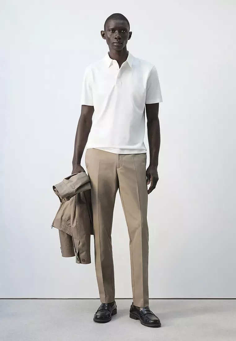 Slim Fit Piqué Polo Shirt