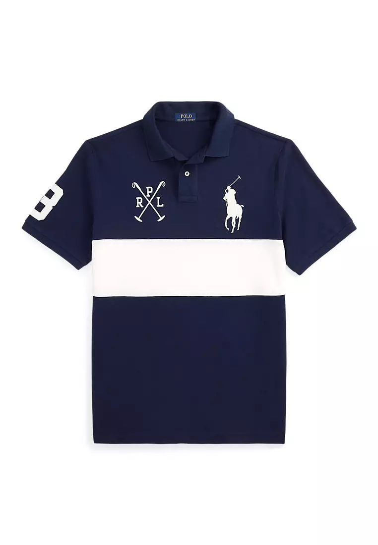 Buy Polo Ralph Lauren Custom Slim Fit Big Pony Mesh Polo Shirt
