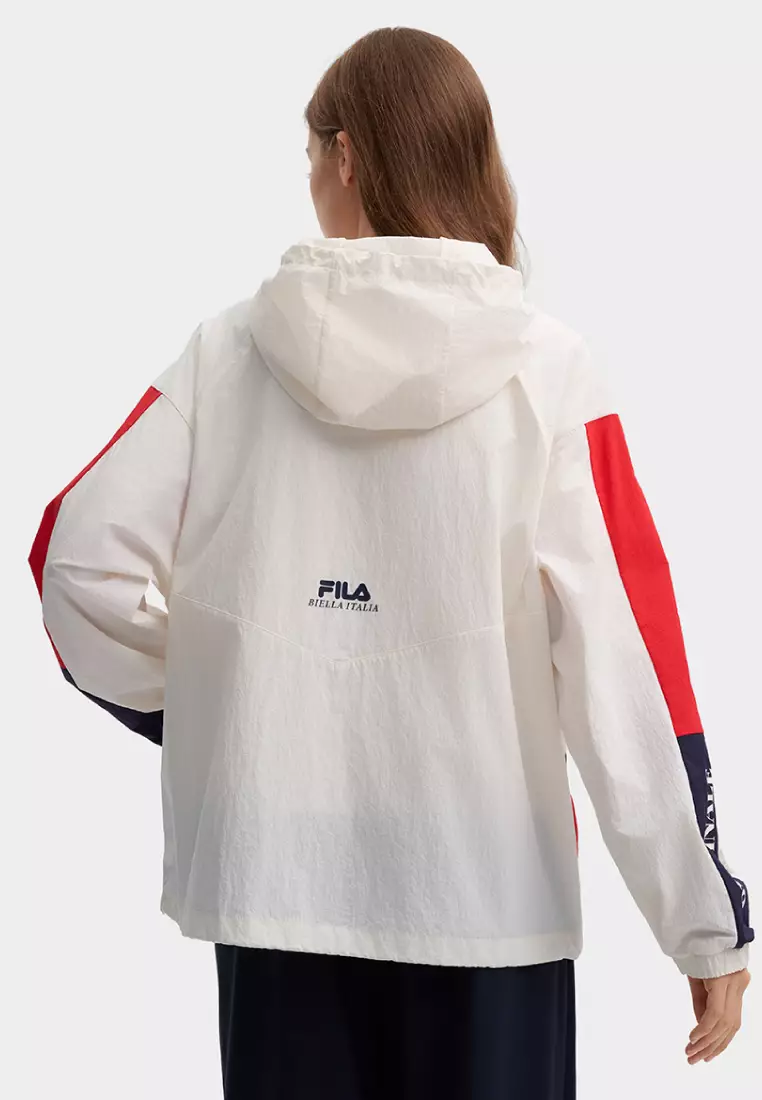 Womens fila windbreaker top