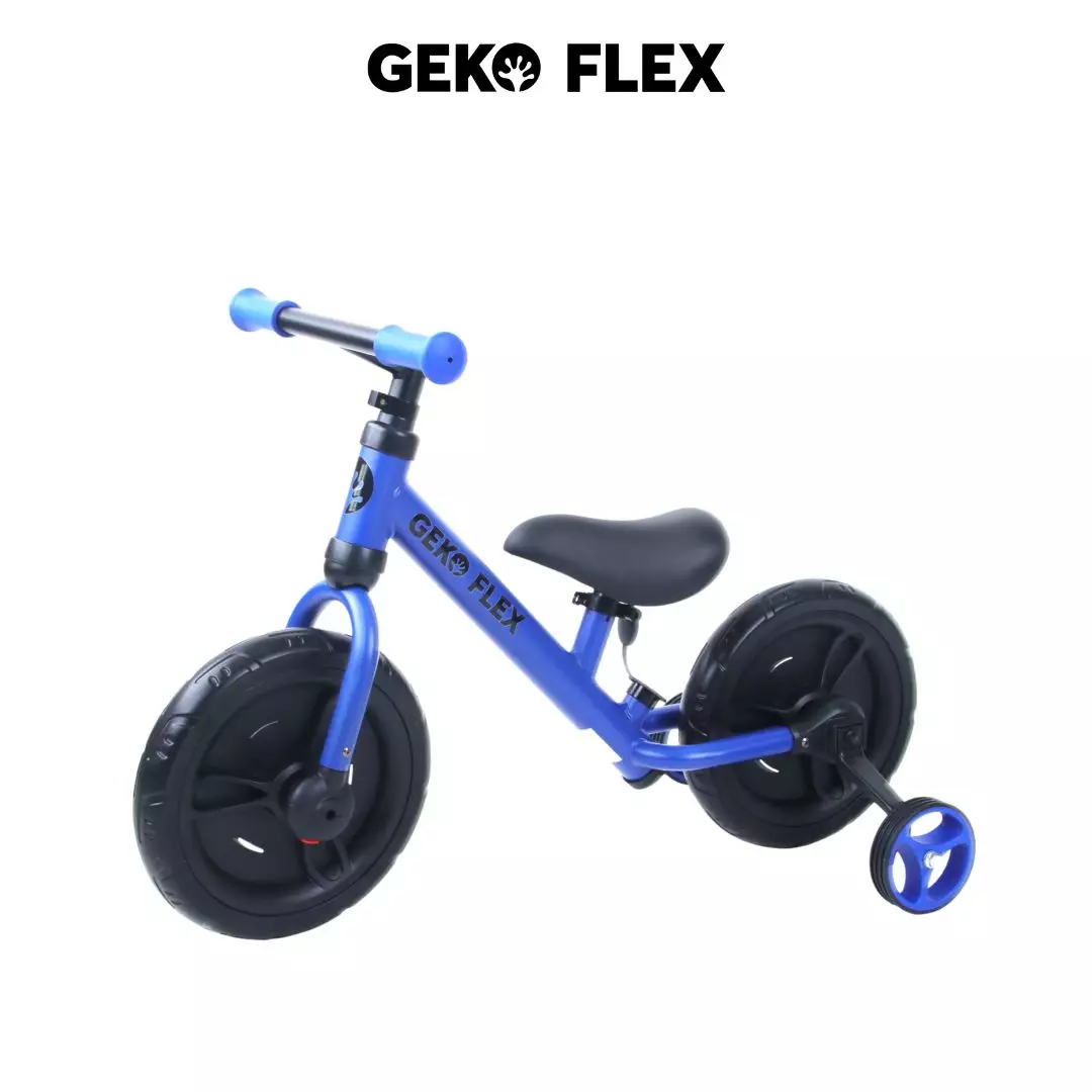 Geko Flex 6in1 Balance Bike Navy Blue - Sepeda Anak multifungsi