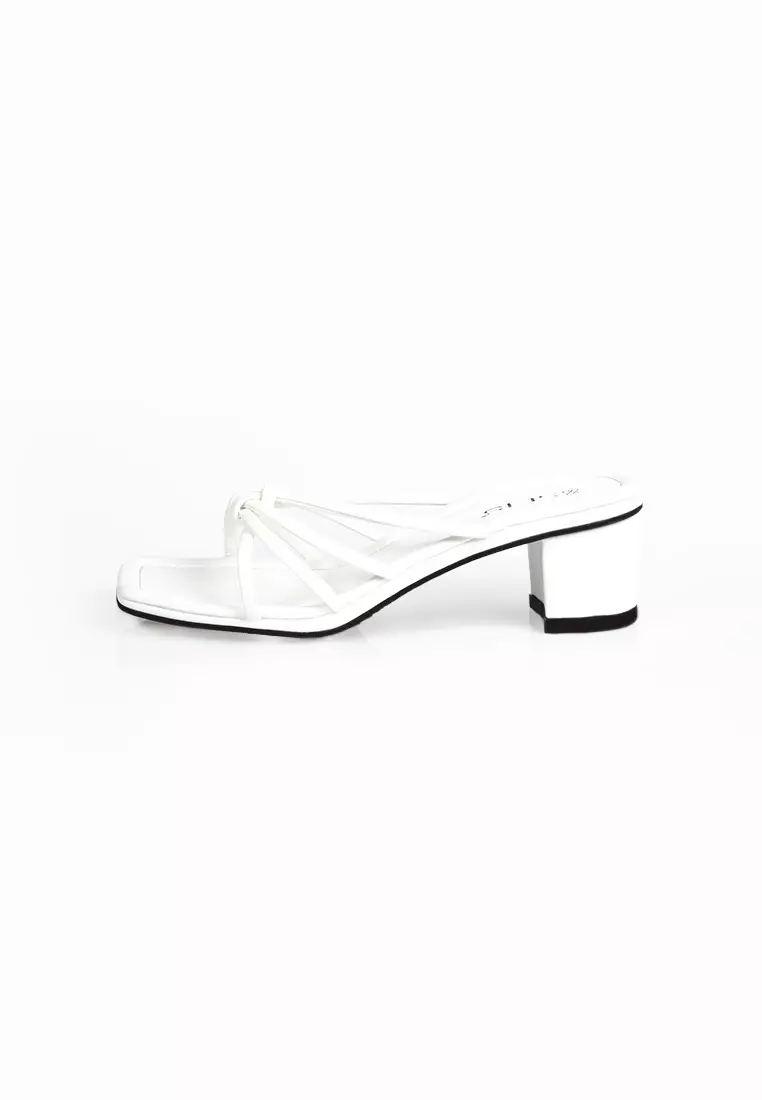Seis Kayla Sandal Heels Wanita Hak 5 Cm-WHITE