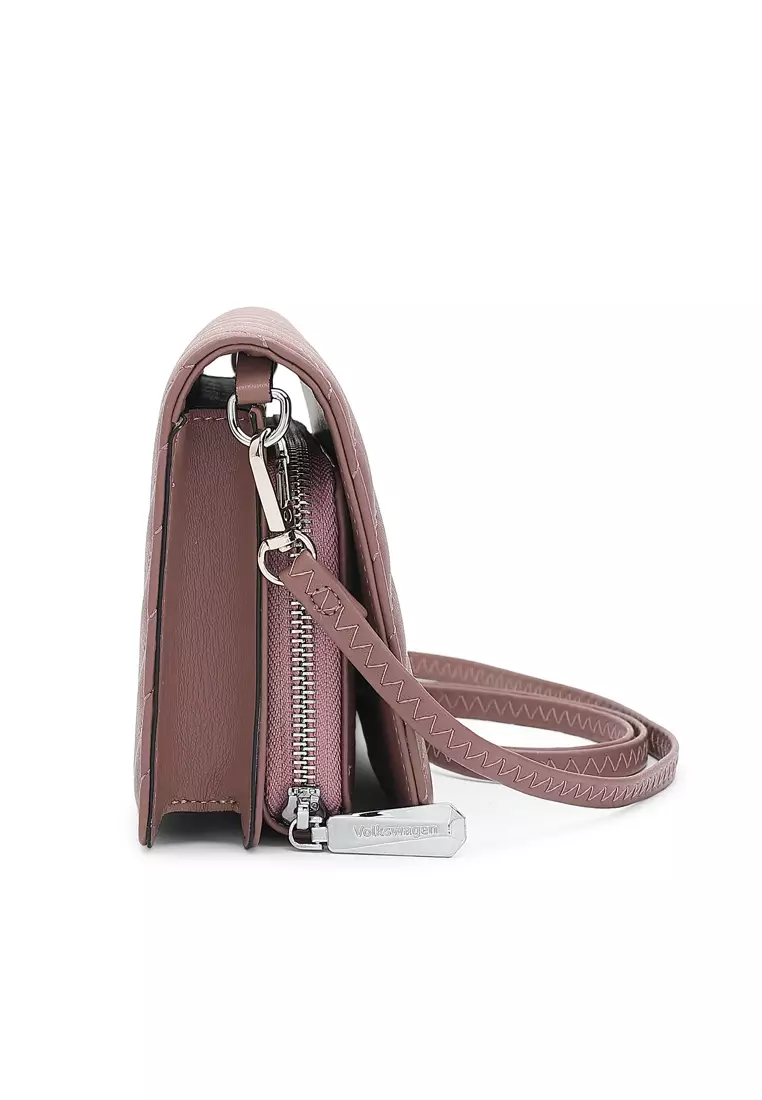 Women's Shoulder Sling Bag / Crossbody Bag - Purple