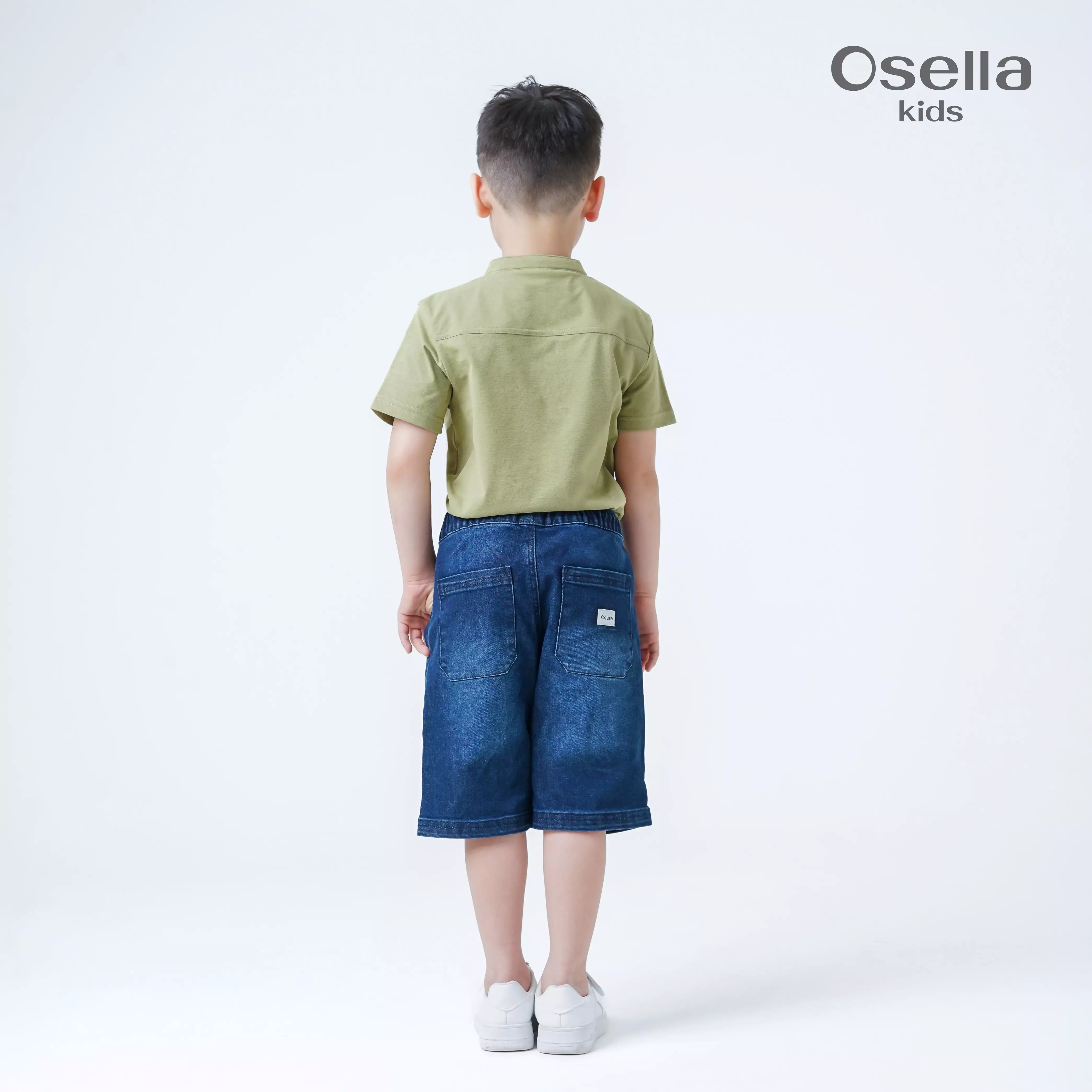 Osella Essential Denim Short 328F6601A3 | Celana Jeans Pendek Anak Laki Laki