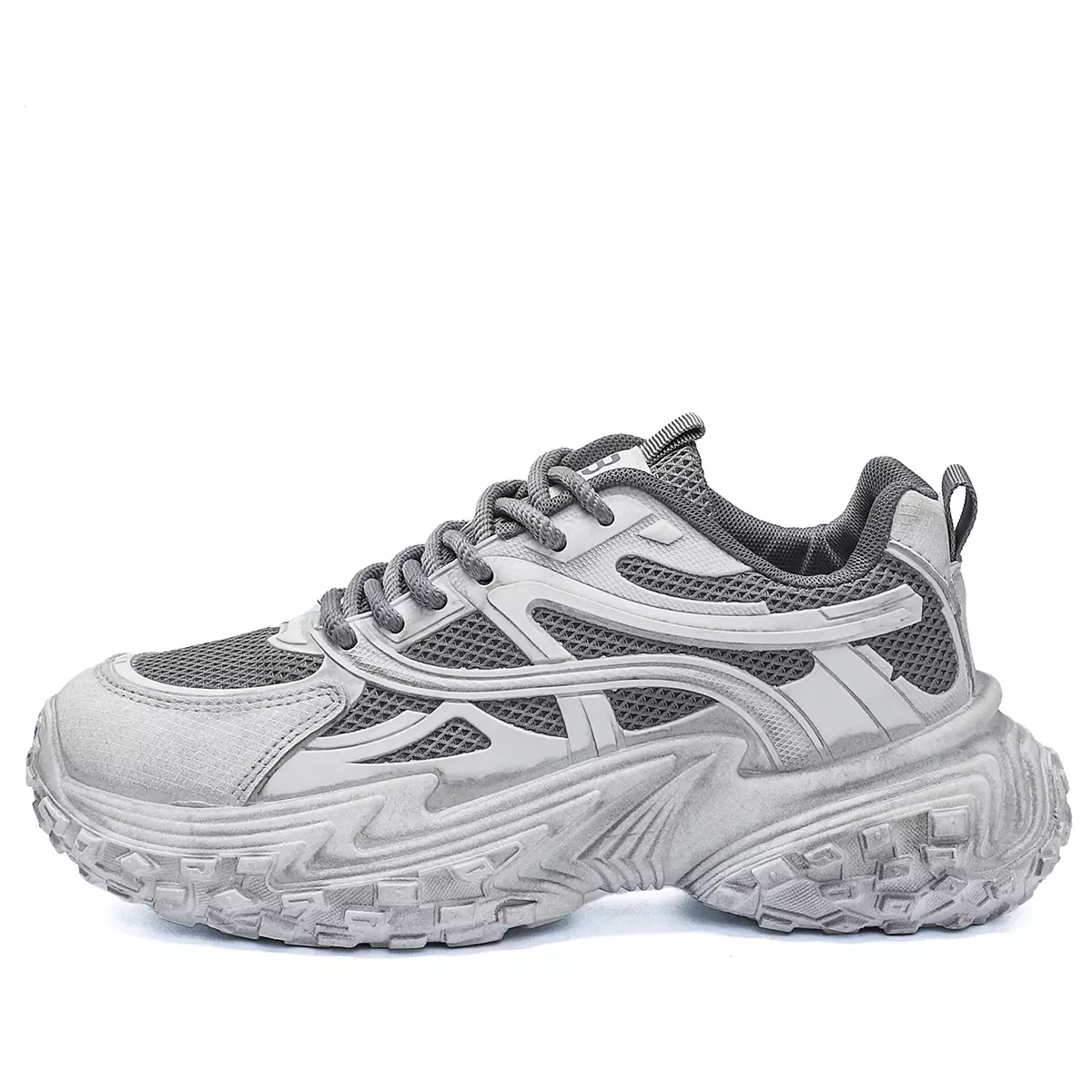 Sneakers Cowok Casual Hang Out Sepatu Pria Bertali Kekinian QNA803