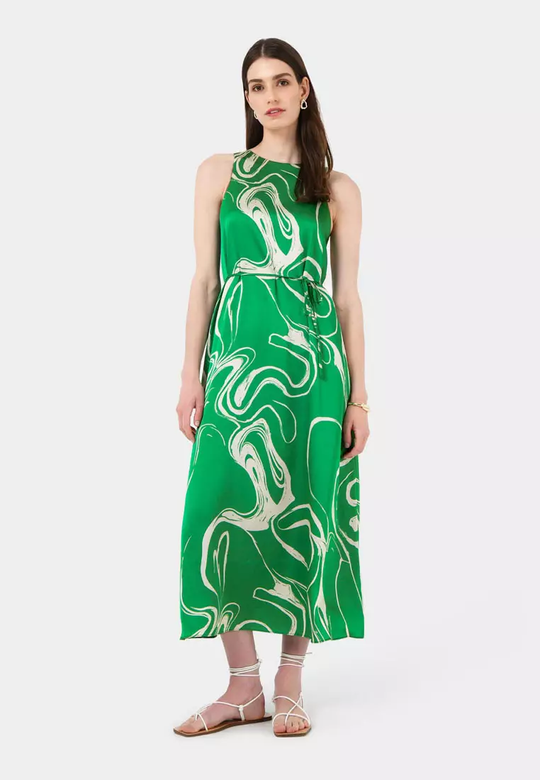 Gretchen Printed Midi Dress